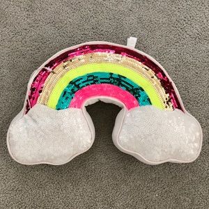 Pottery Barn Teen Sequin Rainbow Speaker Pillow